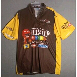 2022 Kyle Busch M&Ms Joe Gibbs Racing Pit Crew Shirt  -Size XL- Team Issued -EUC
